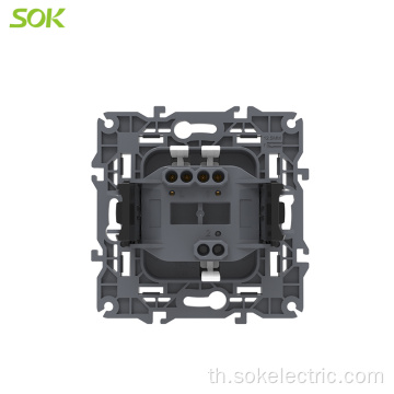 SOK 10A 250V สวิตซ์ไฟติดผนัง Screwless